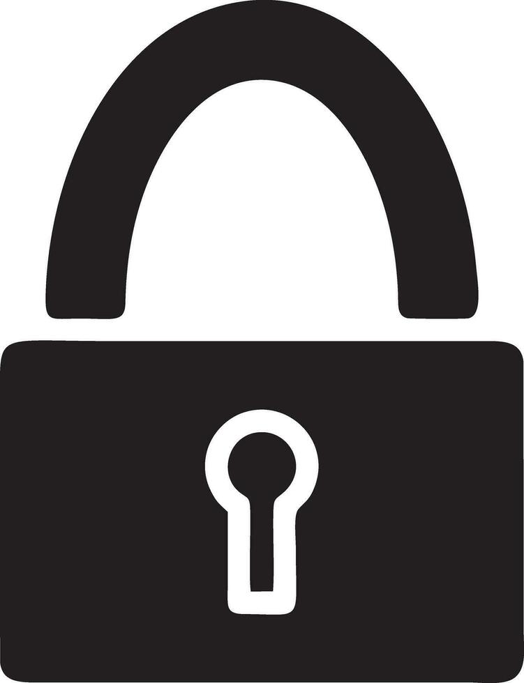 Lock security icon symbol vector image. Illustration of the key secure access system vector design. EPS 10