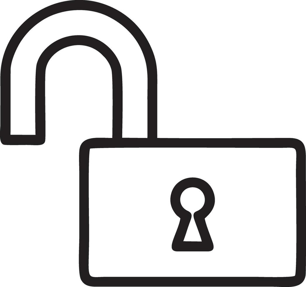 Lock security icon symbol vector image. Illustration of the key secure access system vector design. EPS 10