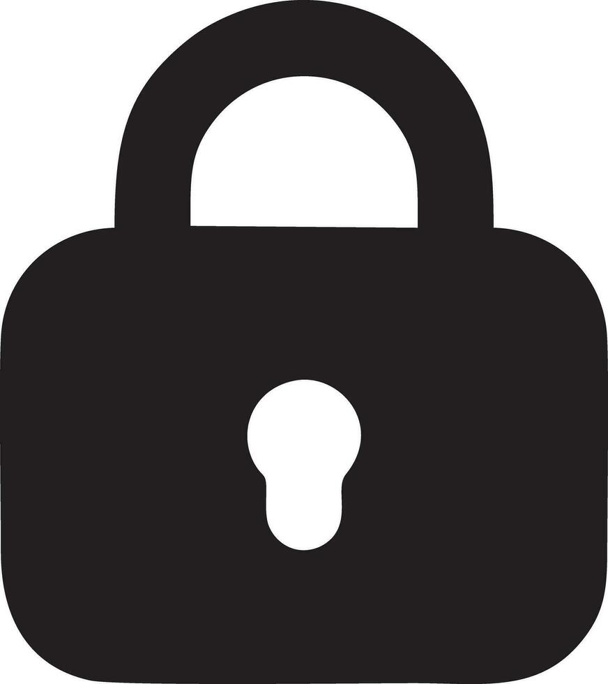 Lock security icon symbol vector image. Illustration of the key secure access system vector design. EPS 10