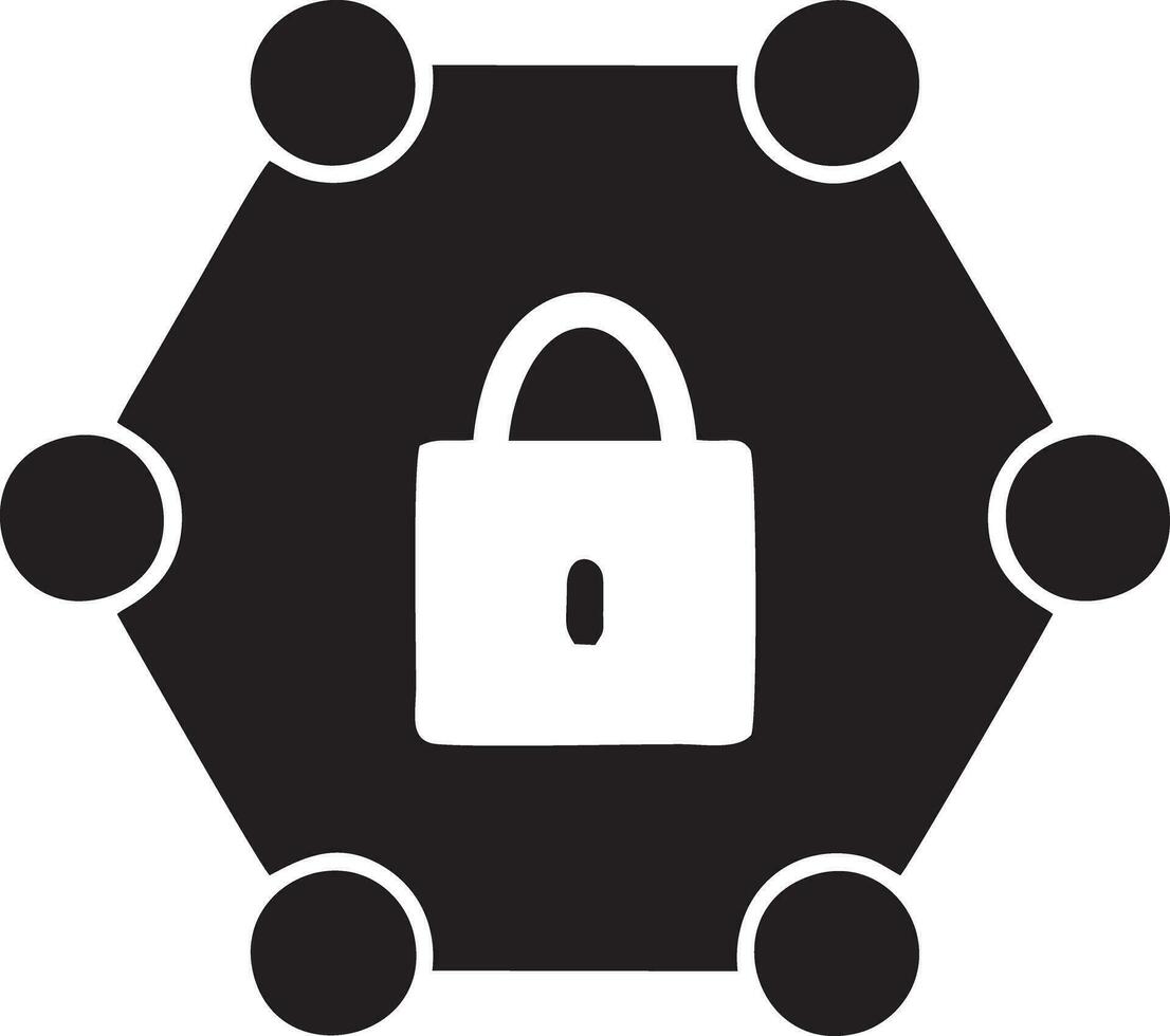 Lock security icon symbol vector image. Illustration of the key secure access system vector design. EPS 10