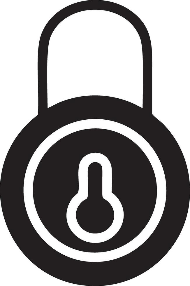 Lock security icon symbol vector image. Illustration of the key secure access system vector design. EPS 10