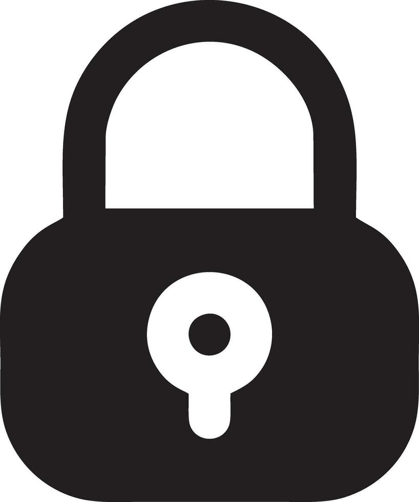 Lock security icon symbol vector image. Illustration of the key secure access system vector design. EPS 10