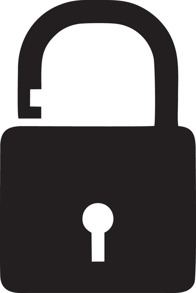 Lock security icon symbol vector image. Illustration of the key secure access system vector design. EPS 10