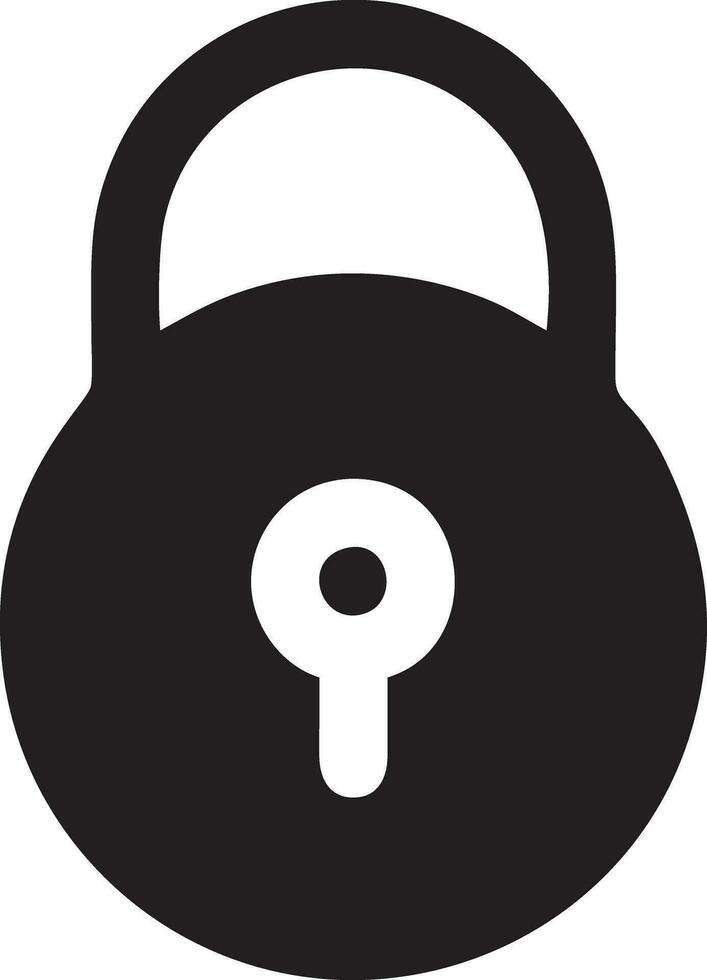 Lock security icon symbol vector image. Illustration of the key secure access system vector design. EPS 10