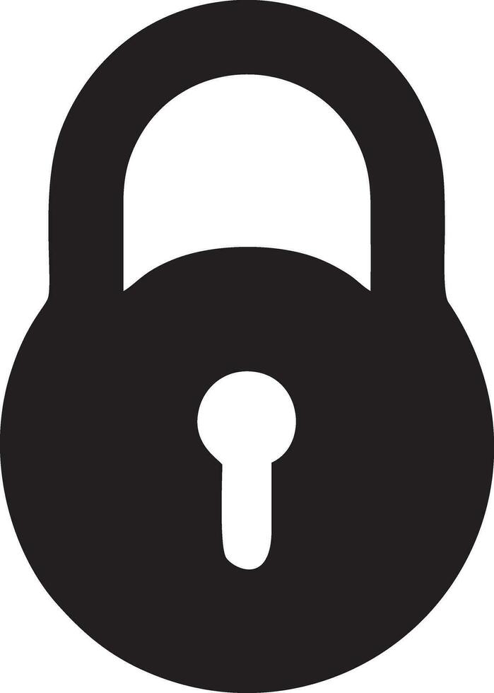 Lock security icon symbol vector image. Illustration of the key secure access system vector design. EPS 10