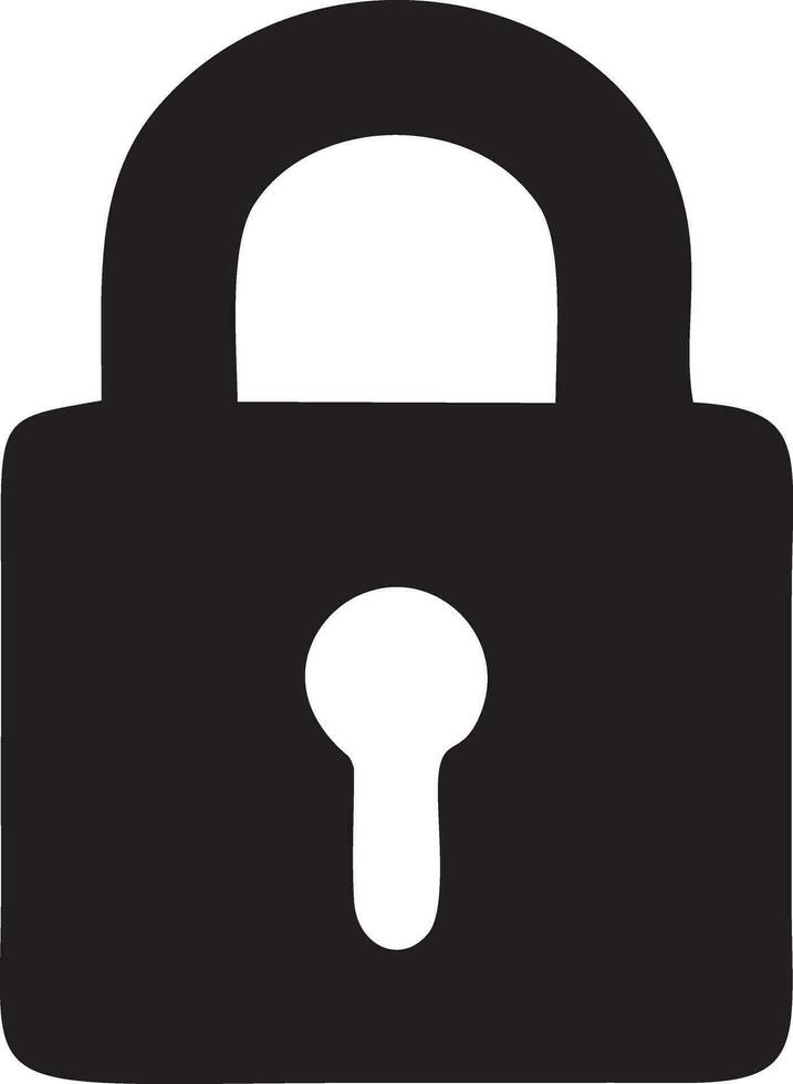 Lock security icon symbol vector image. Illustration of the key secure access system vector design. EPS 10