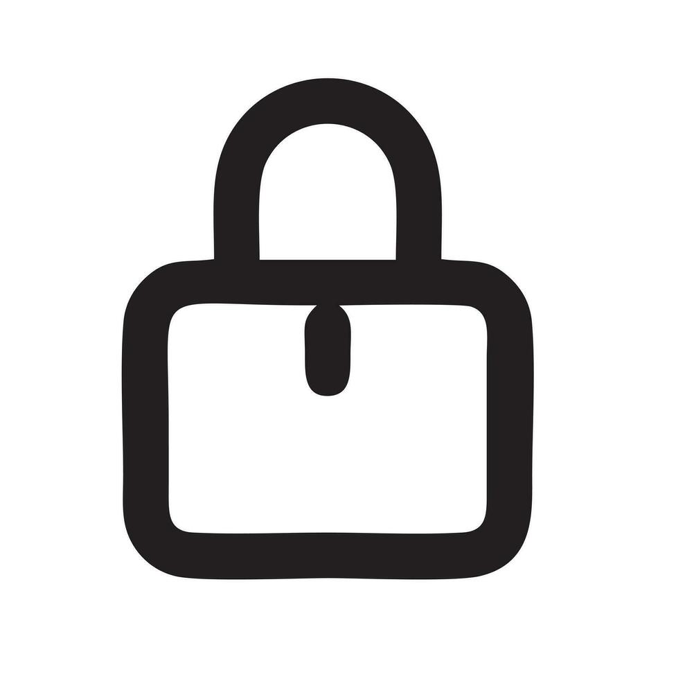 Lock security icon symbol vector image. Illustration of the key secure access system vector design. EPS 10