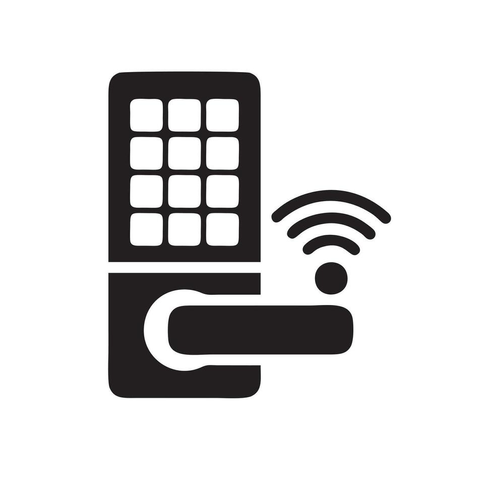 Lock security icon symbol vector image. Illustration of the key secure access system vector design. EPS 10