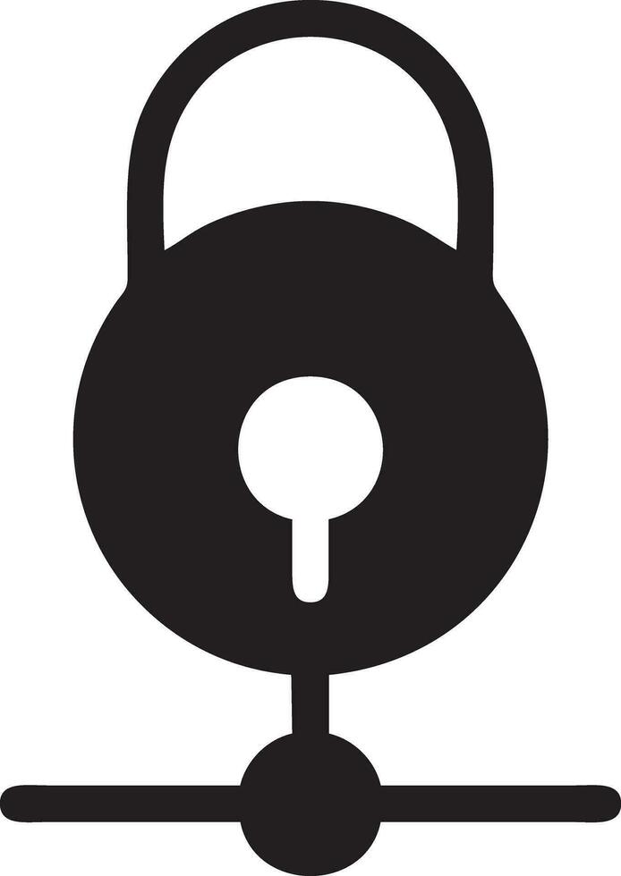 Lock security icon symbol vector image. Illustration of the key secure access system vector design. EPS 10