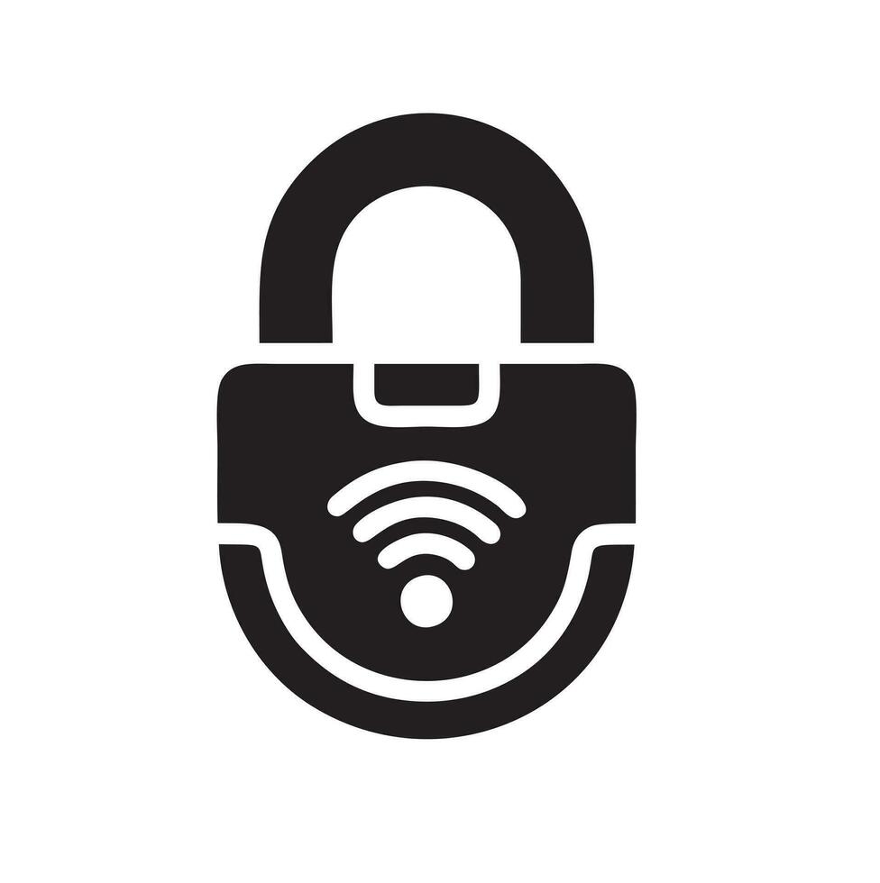 Lock security icon symbol vector image. Illustration of the key secure access system vector design. EPS 10