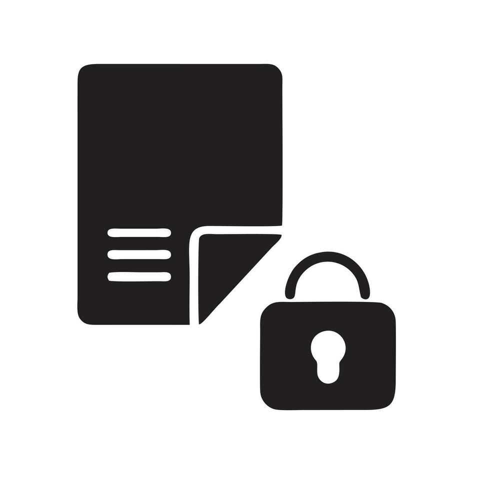 Lock security icon symbol vector image. Illustration of the key secure access system vector design. EPS 10