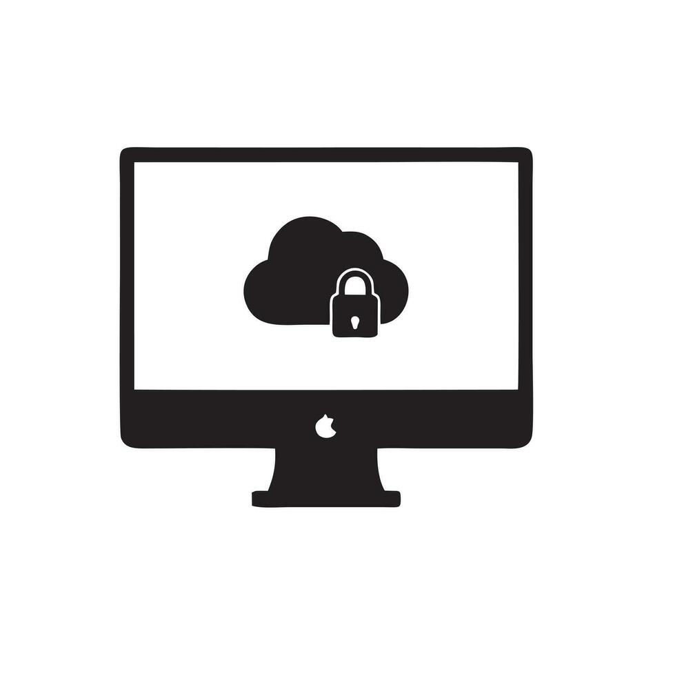 Lock security icon symbol vector image. Illustration of the key secure access system vector design. EPS 10