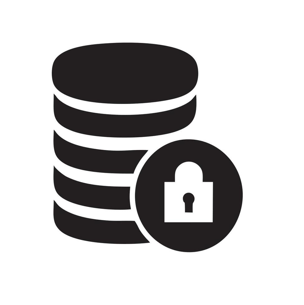 Lock security icon symbol vector image. Illustration of the key secure access system vector design. EPS 10