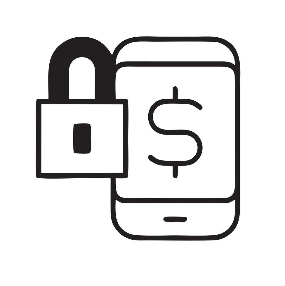 Lock security icon symbol vector image. Illustration of the key secure access system vector design. EPS 10