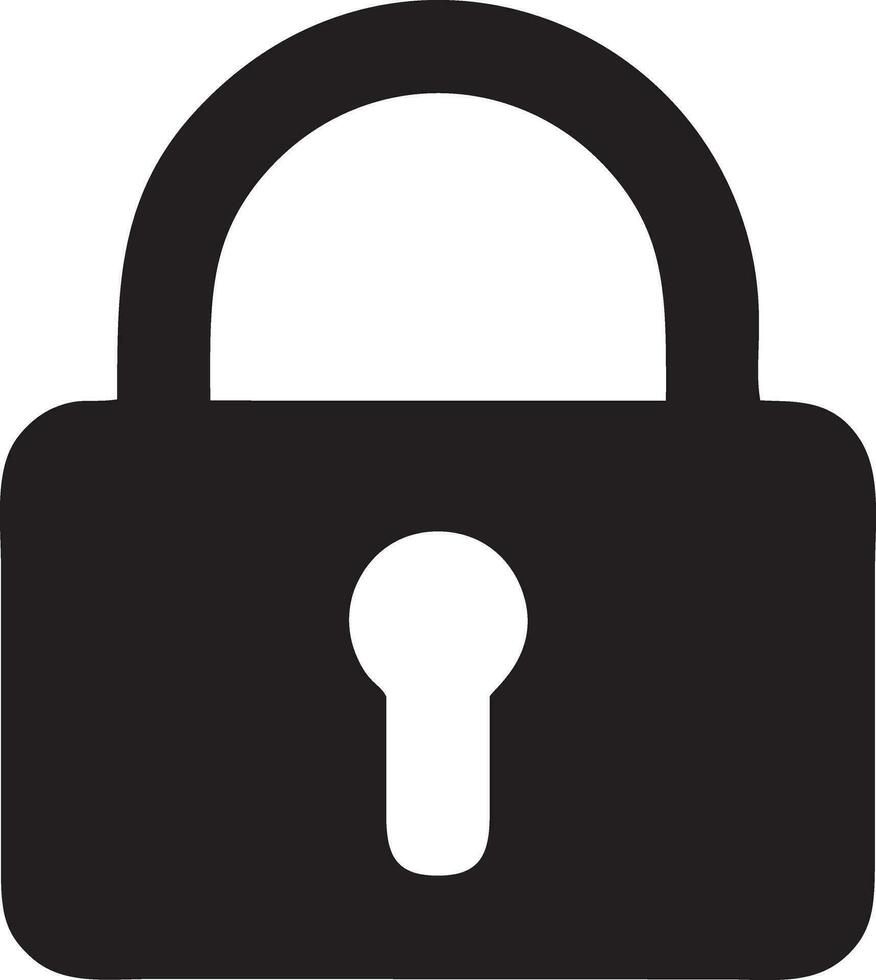 Lock security icon symbol vector image. Illustration of the key secure access system vector design. EPS 10