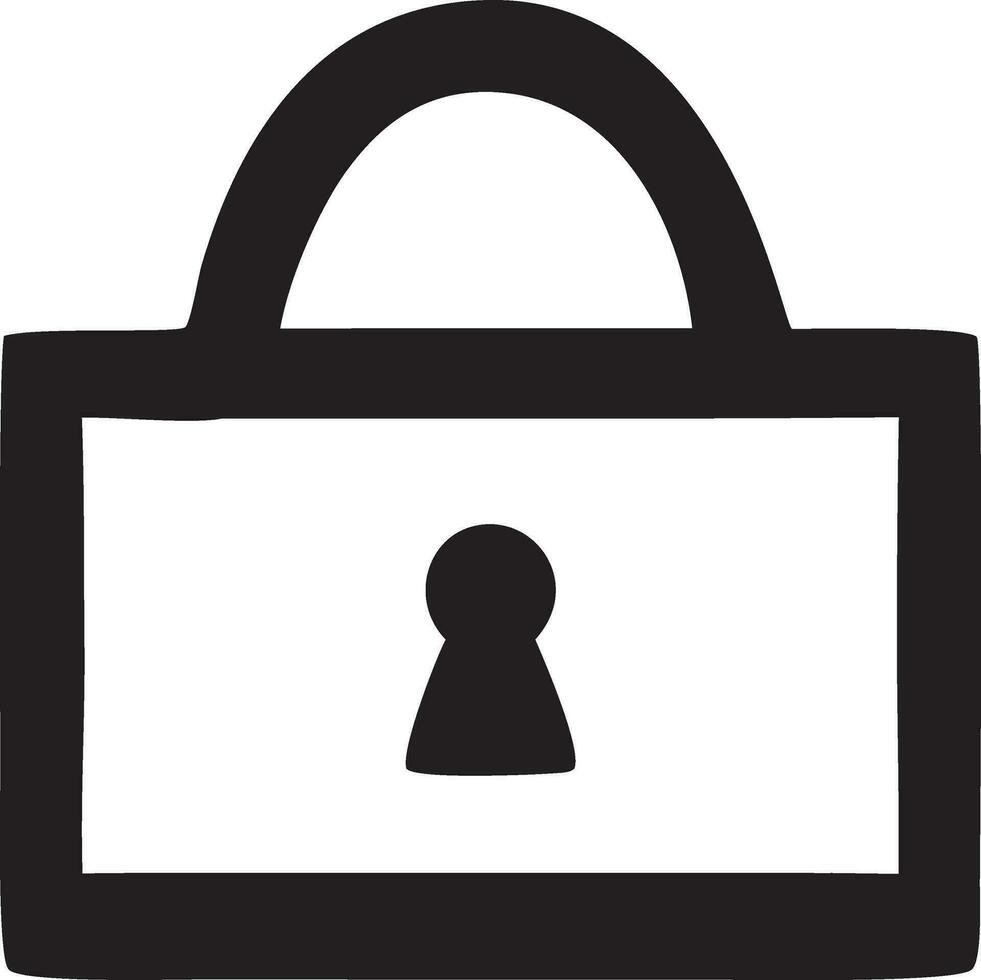 Lock security icon symbol vector image. Illustration of the key secure access system vector design. EPS 10