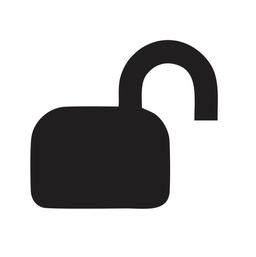 Lock security icon symbol vector image. Illustration of the key secure access system vector design. EPS 10