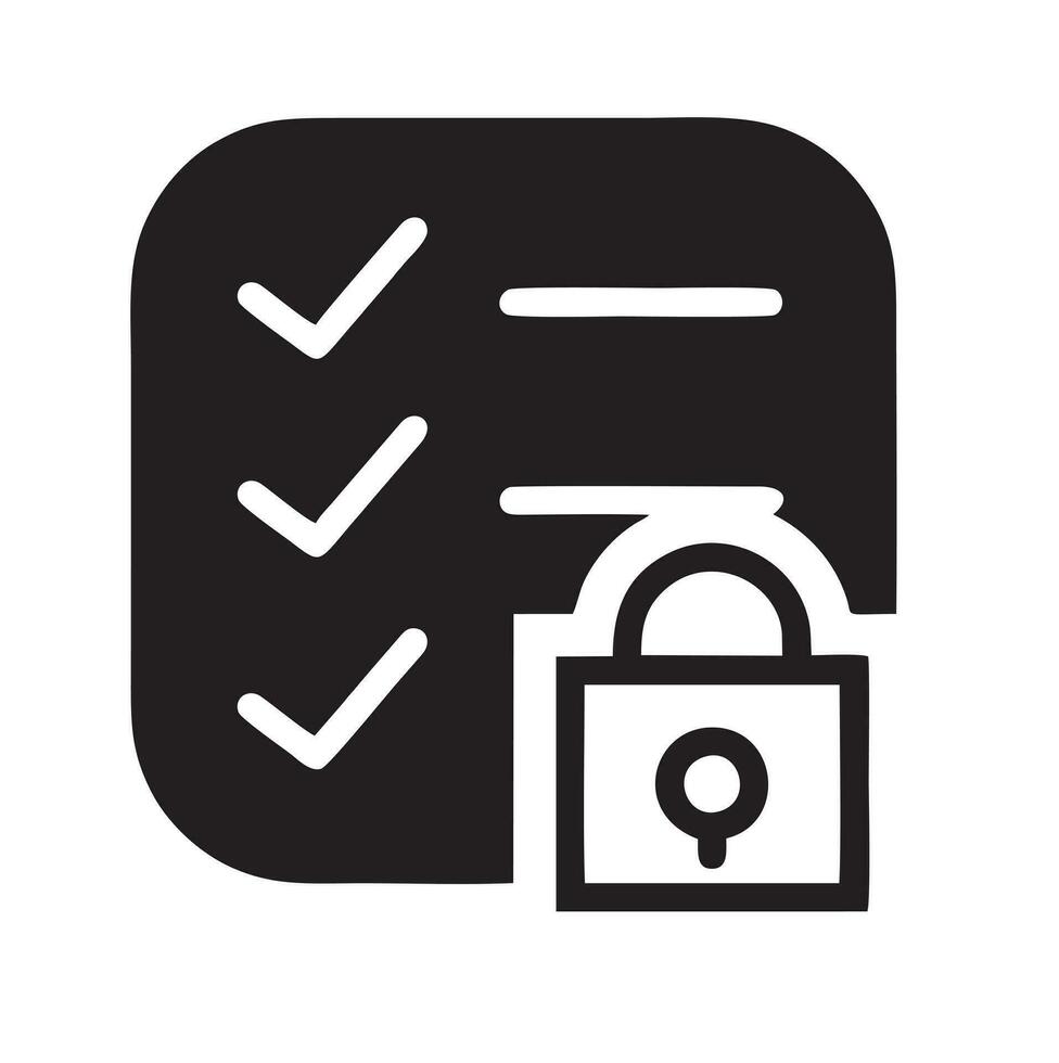 Lock security icon symbol vector image. Illustration of the key secure access system vector design. EPS 10