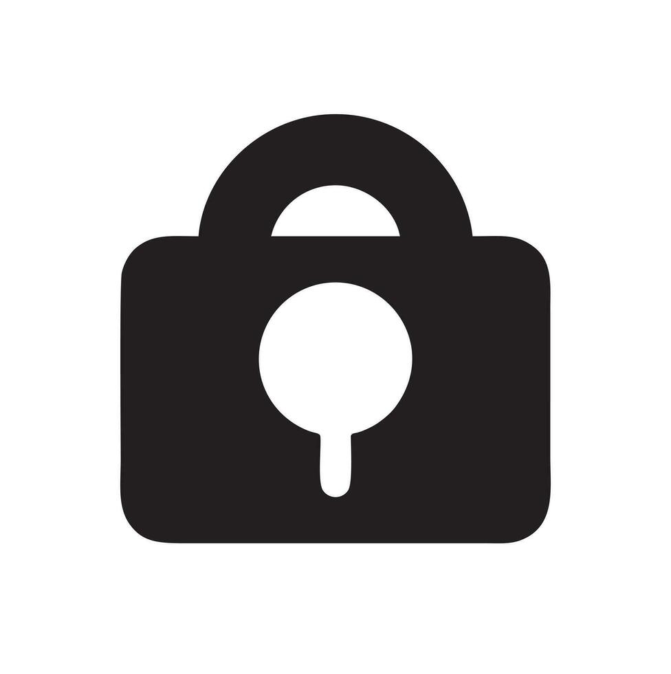 Lock security icon symbol vector image. Illustration of the key secure access system vector design. EPS 10