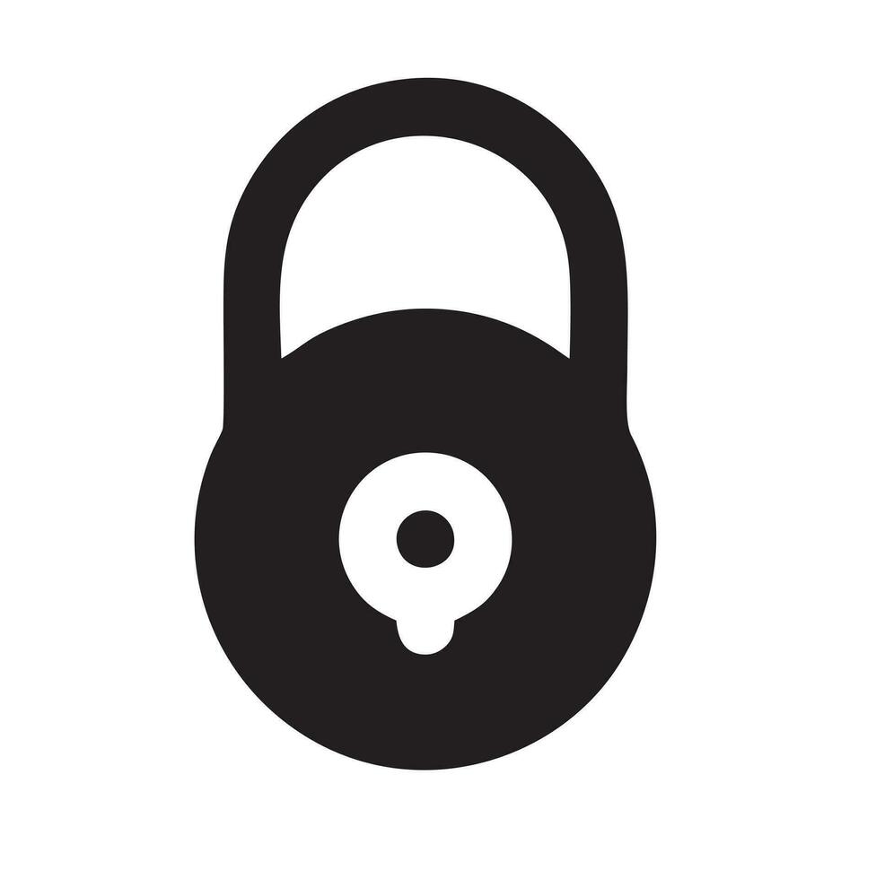 Lock security icon symbol vector image. Illustration of the key secure access system vector design. EPS 10