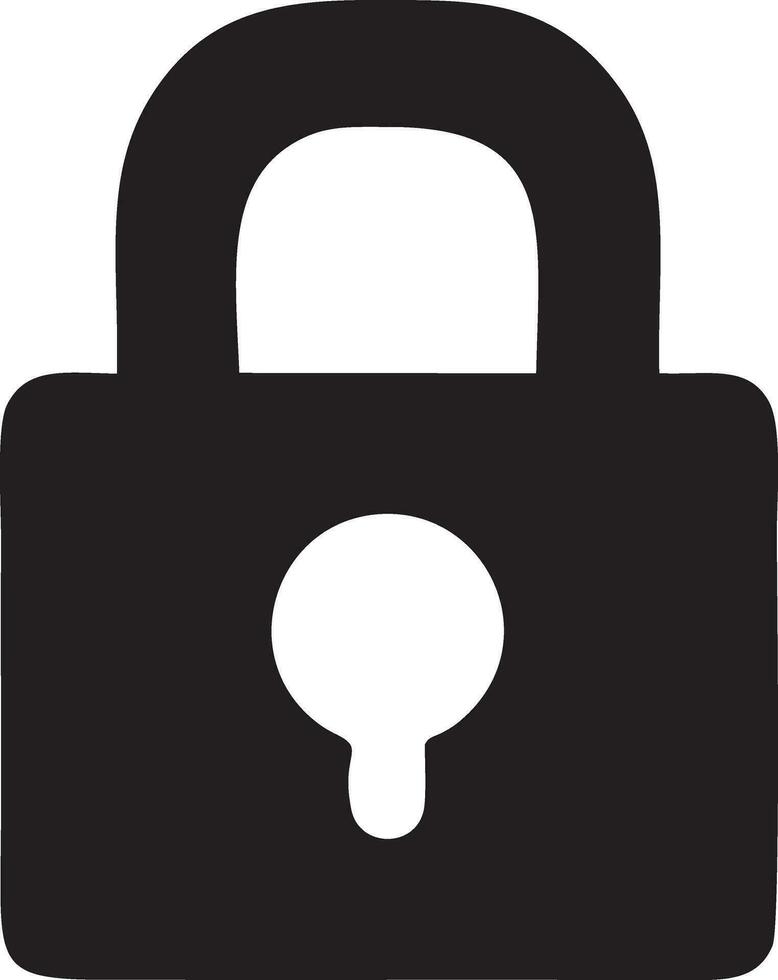 Lock security icon symbol vector image. Illustration of the key secure access system vector design. EPS 10