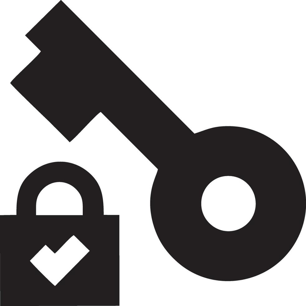 Lock security icon symbol vector image. Illustration of the key secure access system vector design. EPS 10