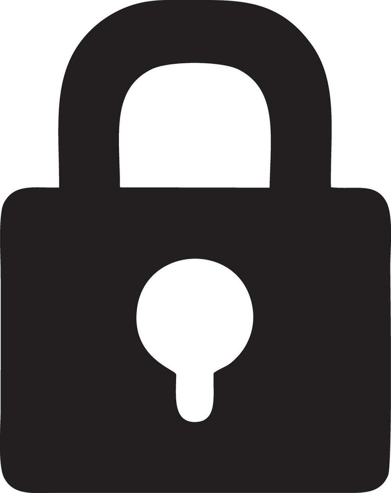 Lock security icon symbol vector image. Illustration of the key secure access system vector design. EPS 10