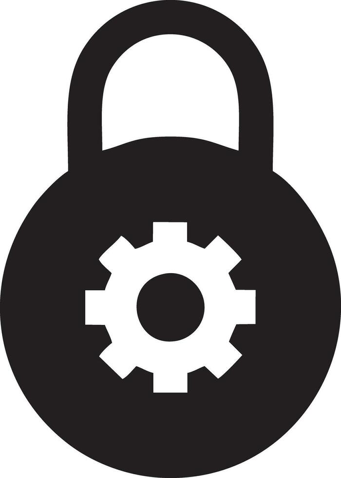 Lock security icon symbol vector image. Illustration of the key secure access system vector design. EPS 10
