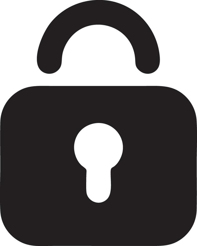 Lock security icon symbol vector image. Illustration of the key secure access system vector design. EPS 10