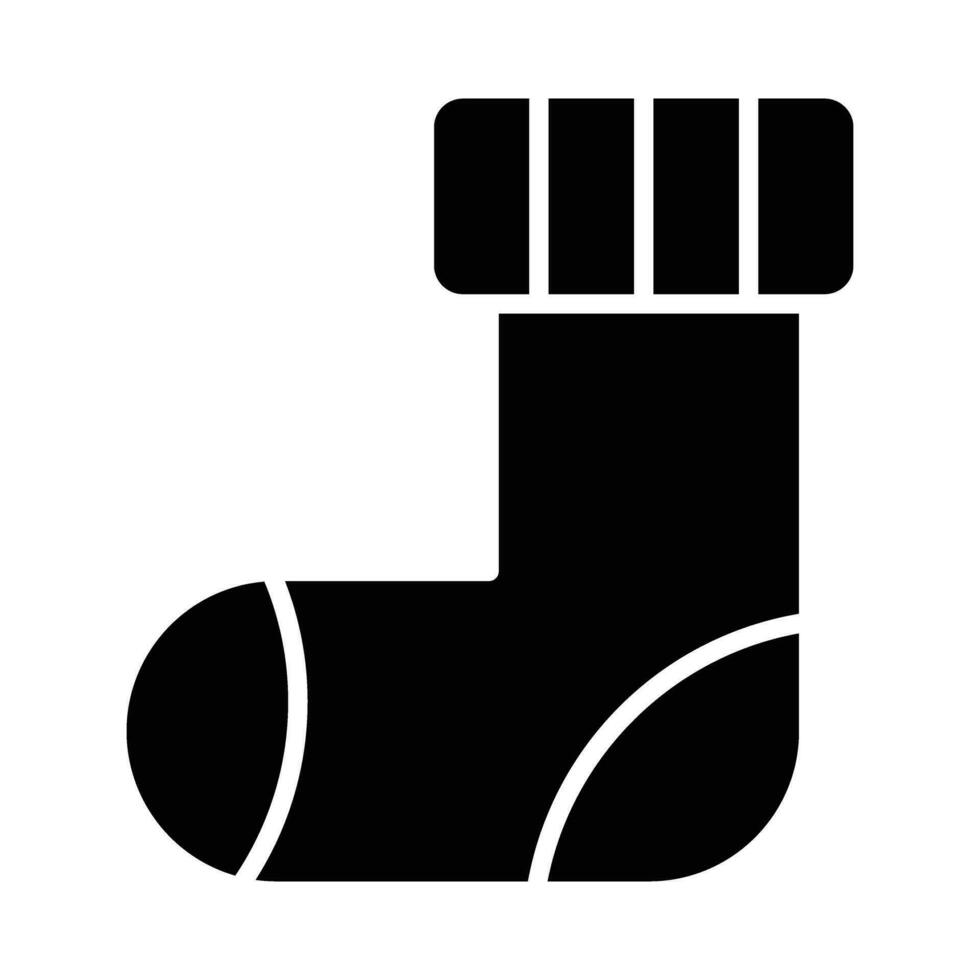 calcetín vector glifo icono para personal y comercial usar.