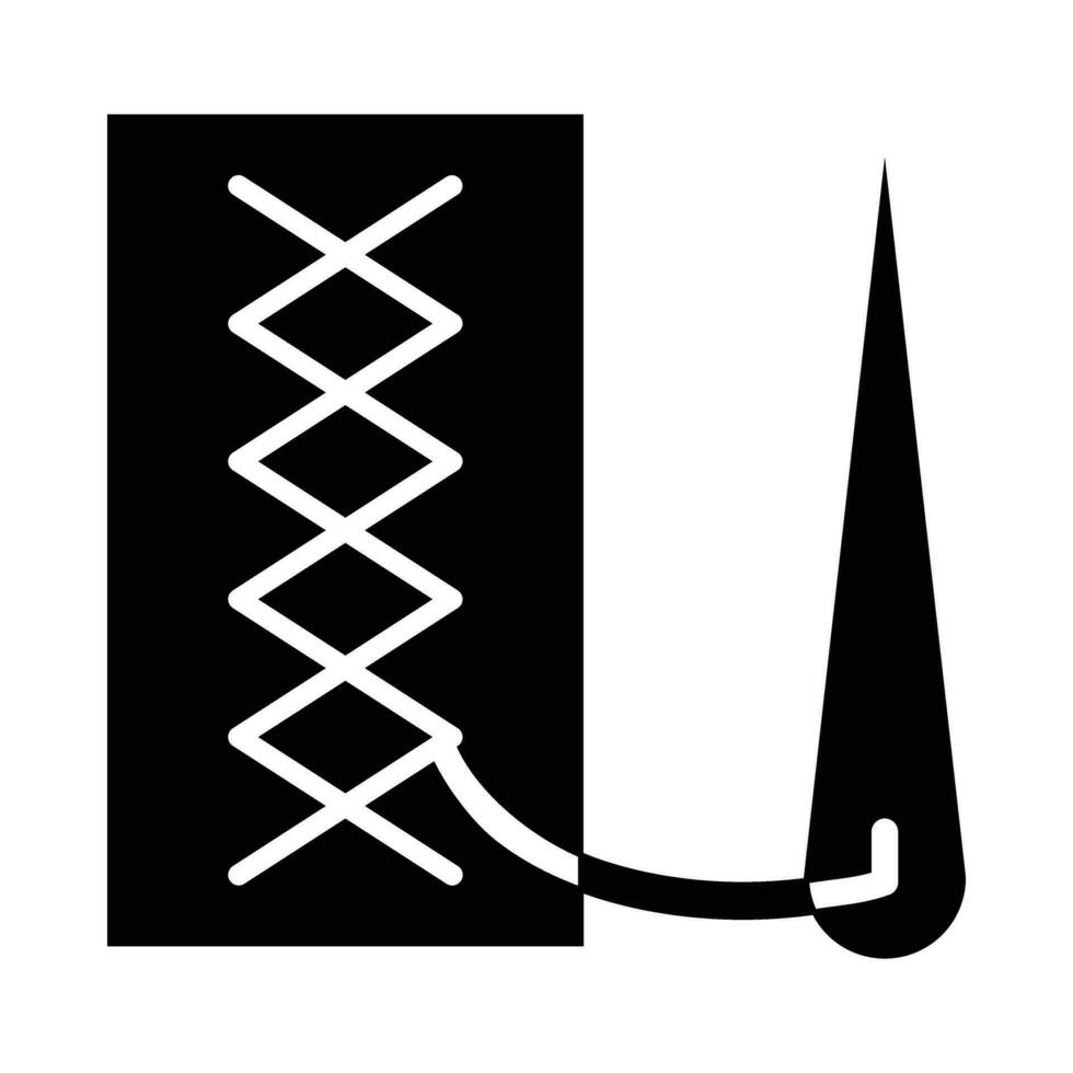 Stitches Vector Glyph Icon For Personal And Commercial Use.