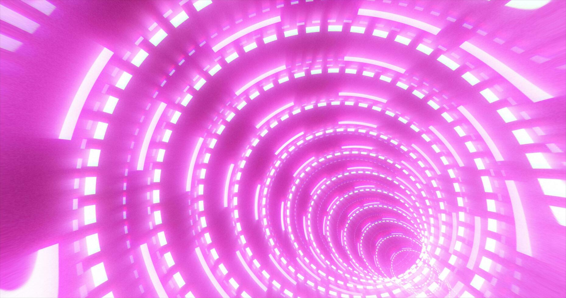 Abstract futuristic purple hi-tech tunnel from energy circles and magic lines background photo