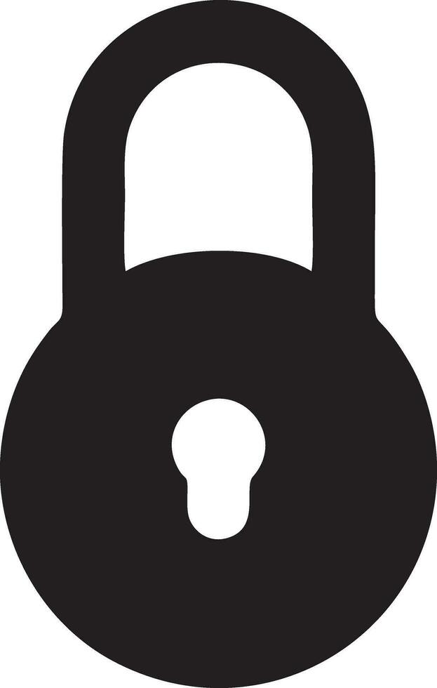 Lock security icon symbol vector image. Illustration of the key secure access system vector design. EPS 10