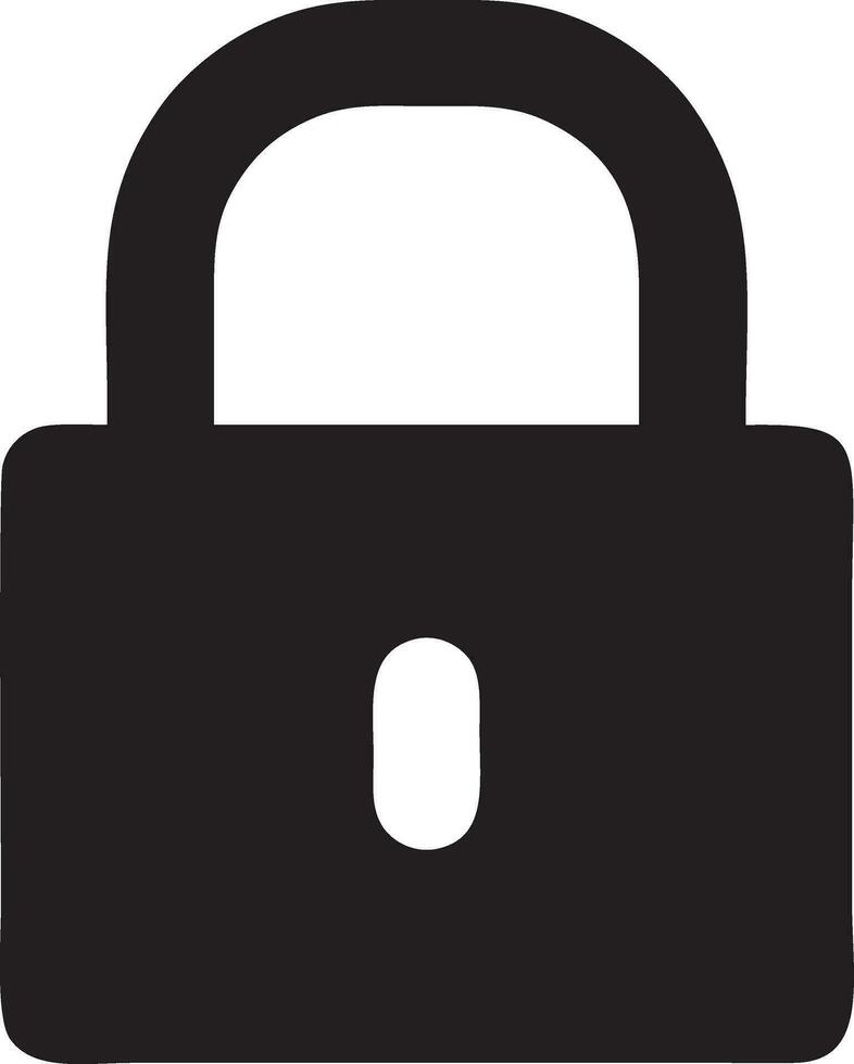 Lock security icon symbol vector image. Illustration of the key secure access system vector design. EPS 10