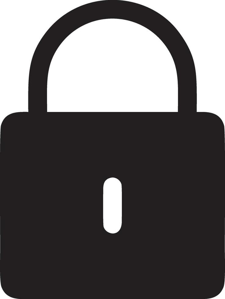 Lock security icon symbol vector image. Illustration of the key secure access system vector design. EPS 10