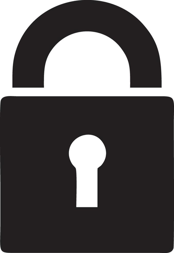 Lock security icon symbol vector image. Illustration of the key secure access system vector design. EPS 10