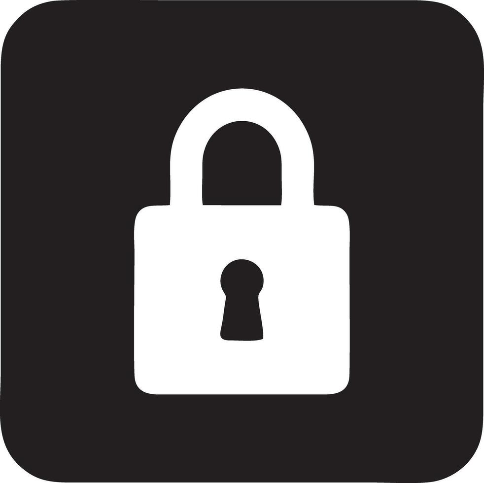 Lock security icon symbol vector image. Illustration of the key secure access system vector design. EPS 10