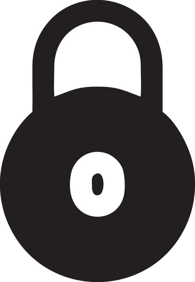 Lock security icon symbol vector image. Illustration of the key secure access system vector design. EPS 10