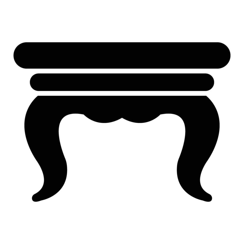 Table Vector Glyph Icon For Personal And Commercial Use.