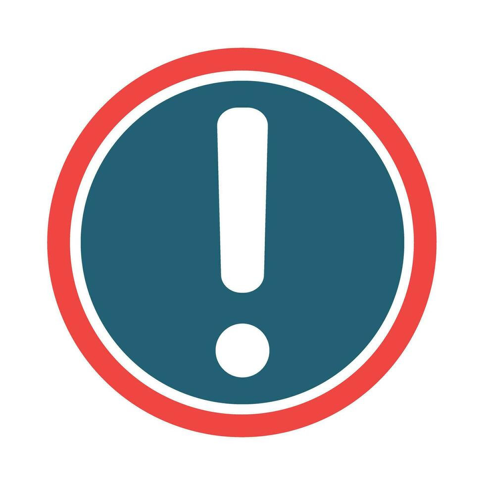 Hazard Glyph Two Color Icon For Personal And Commercial Use. vector