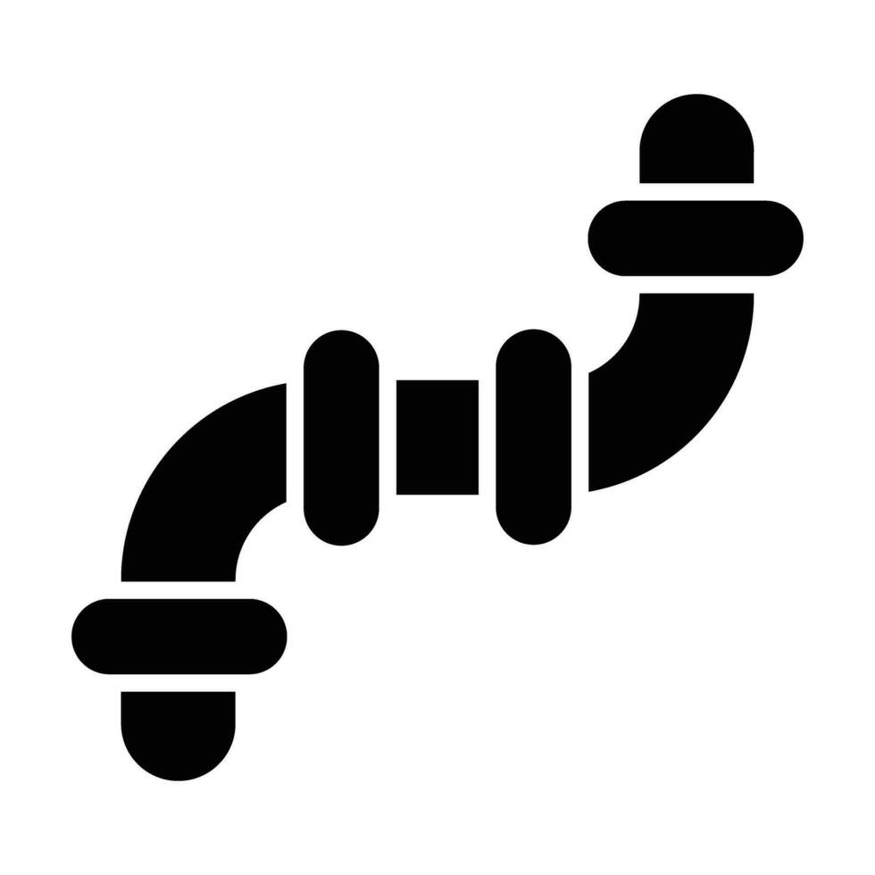Pipe Vector Glyph Icon For Personal And Commercial Use.