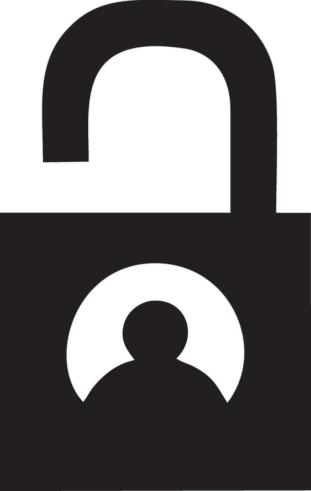 Lock security icon symbol vector image. Illustration of the key secure access system vector design. EPS 10