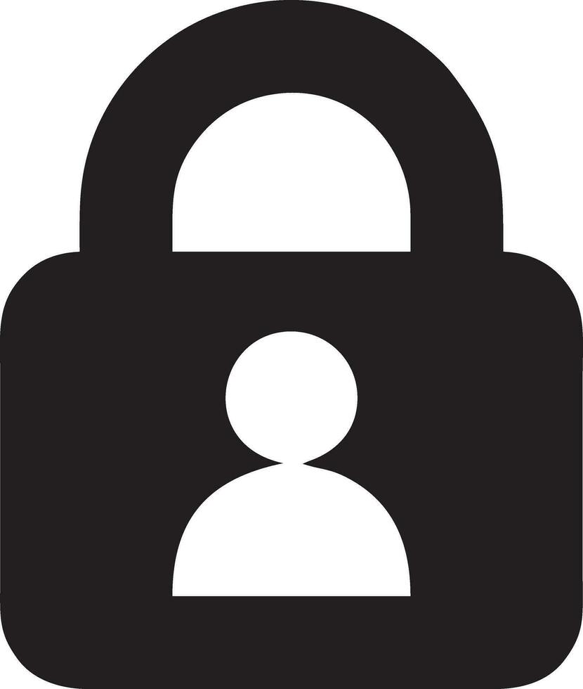 Lock security icon symbol vector image. Illustration of the key secure access system vector design. EPS 10