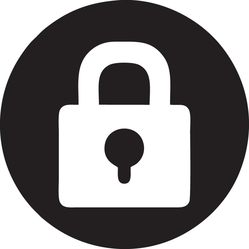 Lock security icon symbol vector image. Illustration of the key secure access system vector design. EPS 10
