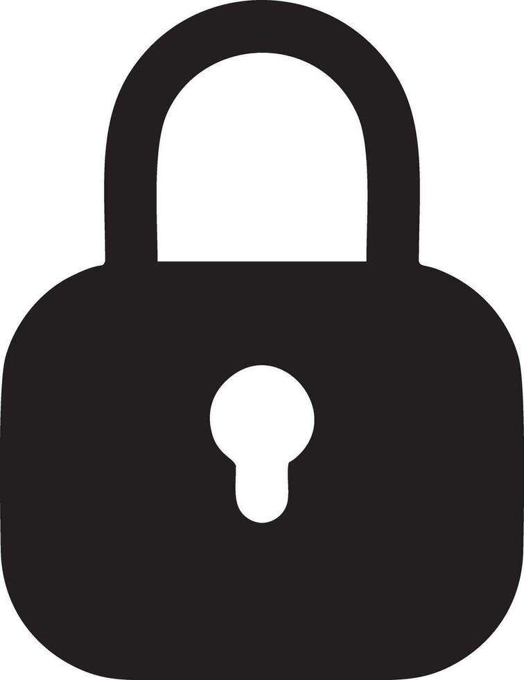 Lock security icon symbol vector image. Illustration of the key secure access system vector design. EPS 10