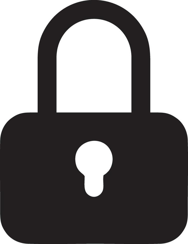 Lock security icon symbol vector image. Illustration of the key secure access system vector design. EPS 10