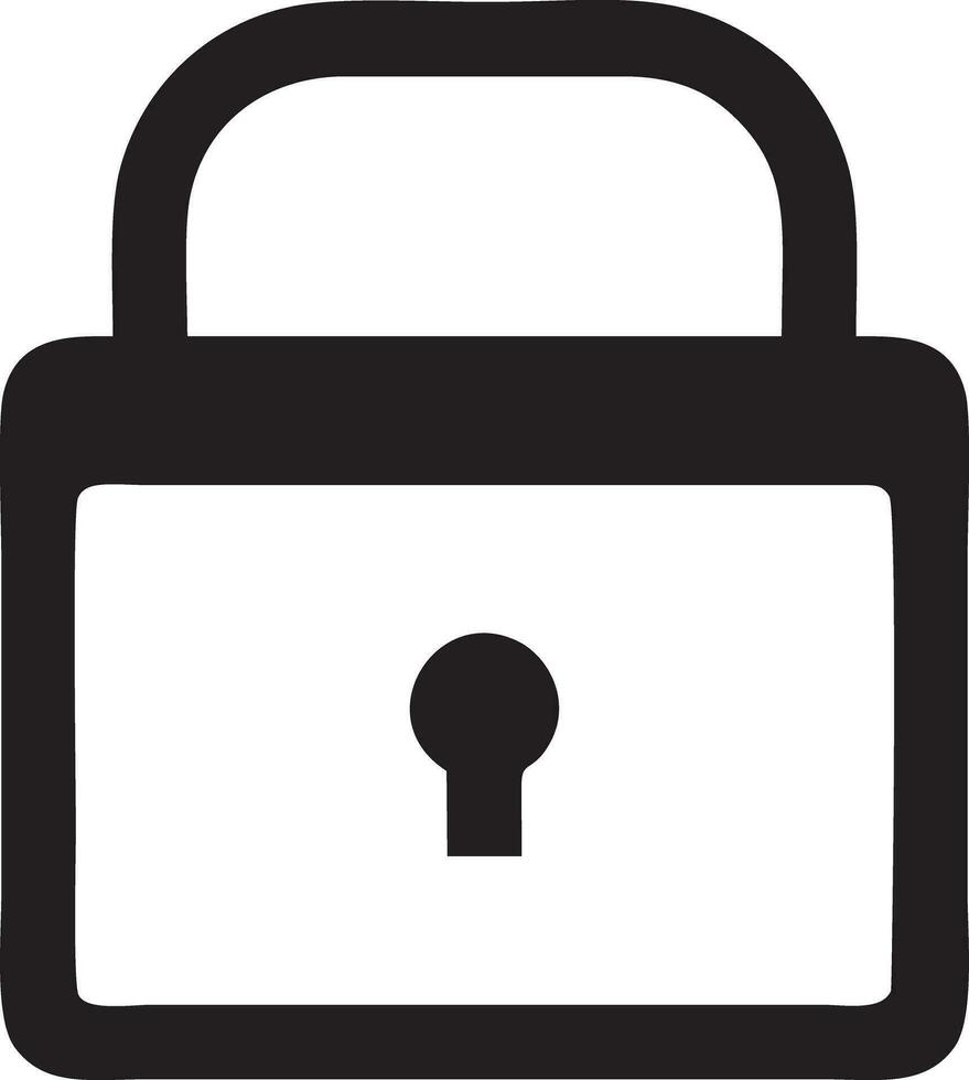 Lock security icon symbol vector image. Illustration of the key secure access system vector design. EPS 10