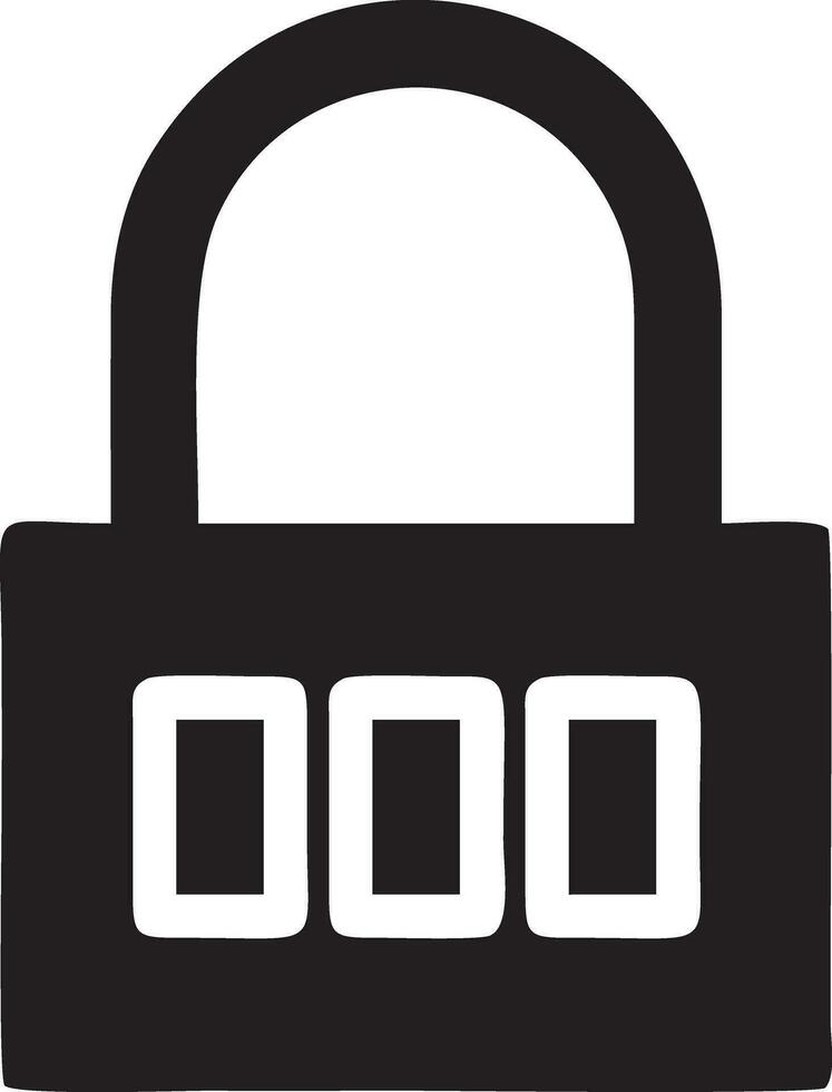 Lock security icon symbol vector image. Illustration of the key secure access system vector design. EPS 10