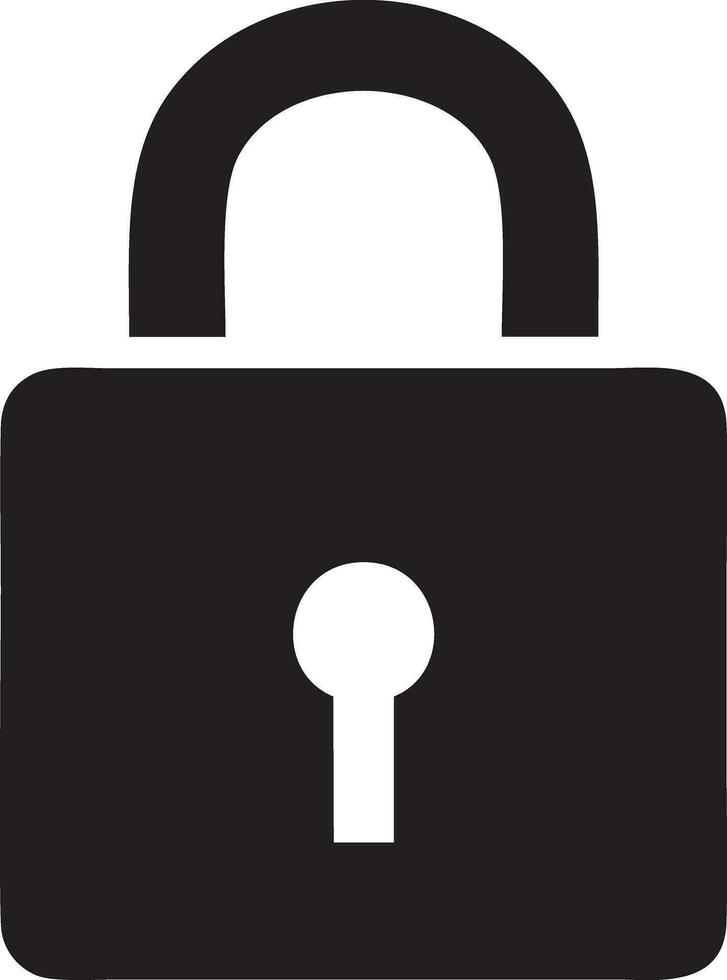 Lock security icon symbol vector image. Illustration of the key secure access system vector design. EPS 10