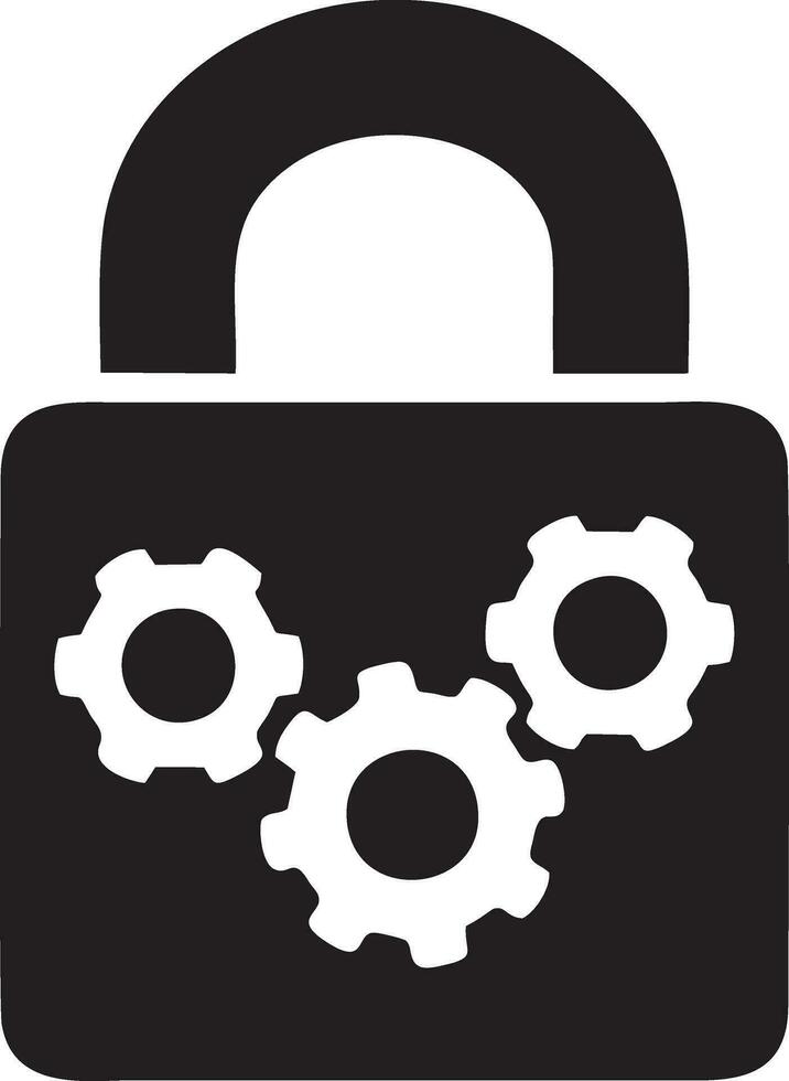 Lock security icon symbol vector image. Illustration of the key secure access system vector design. EPS 10